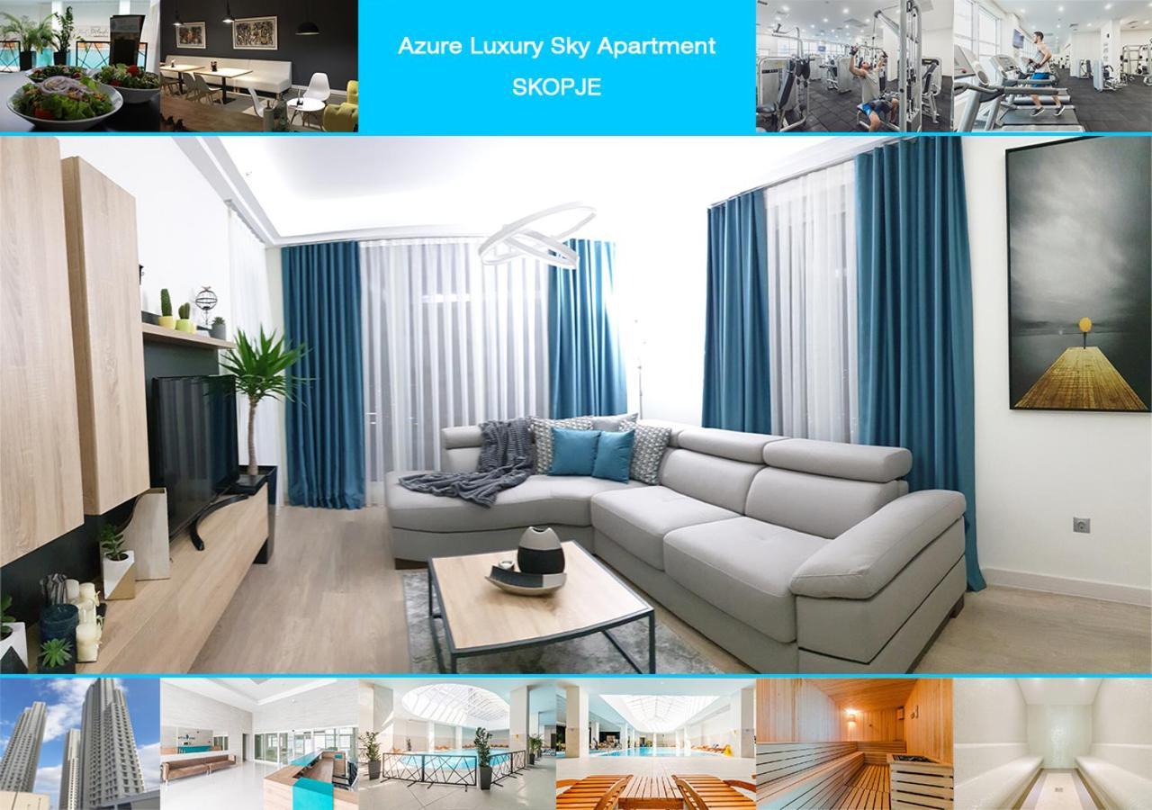Azure Luxury Sky Apartment Skopie Exterior foto